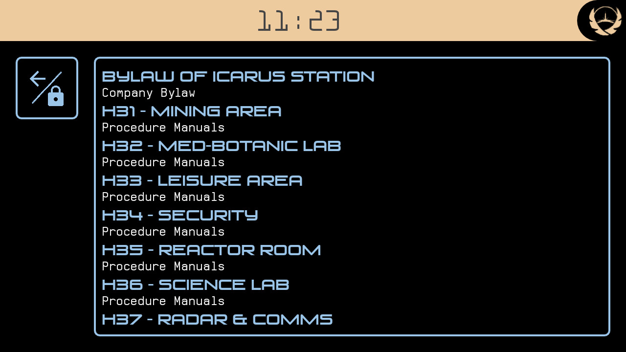 Screenshot of the launcher